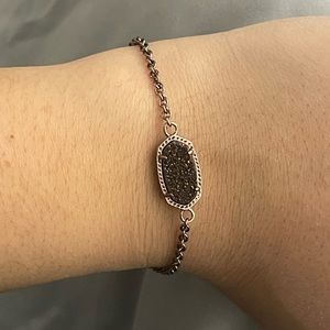 Kendra Scott Elaina chocolate bracelet drusy